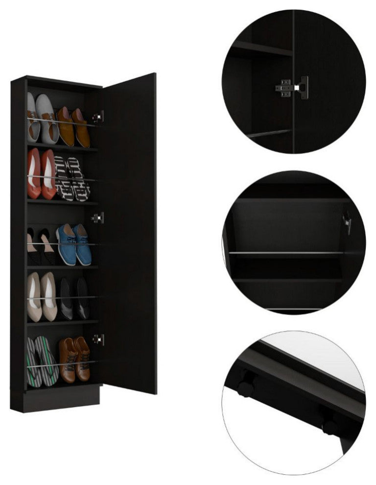 Ruan Xl Shoe Rack, Black