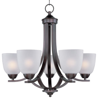 Maxim Lighting Axis 5-Light Chandelier in Oil Rubbed Bronze - 11225FTOI