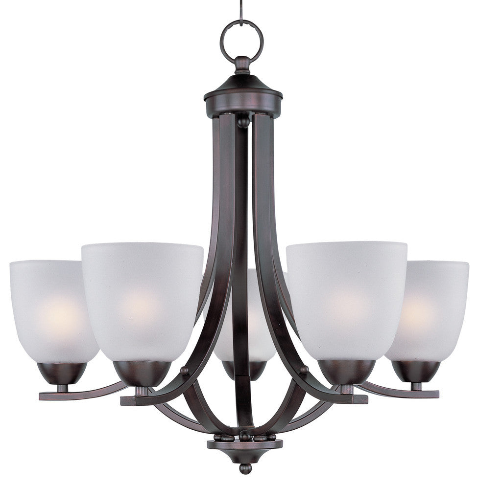 Maxim Lighting Axis 5-Light Chandelier in Oil Rubbed Bronze - 11225FTOI