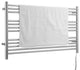 Amplia Dual 12-Bar Hardwired and Plug-in Towel Warmer, Chrome
