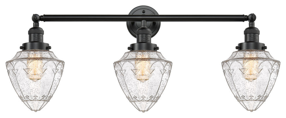 Innovations 205-OB-G664-7 3 Light Bath Vanity Light, Oil Rubbed Bronze