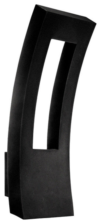 Dawn 23" LED Outdoor Wall-Light 3000K, Black