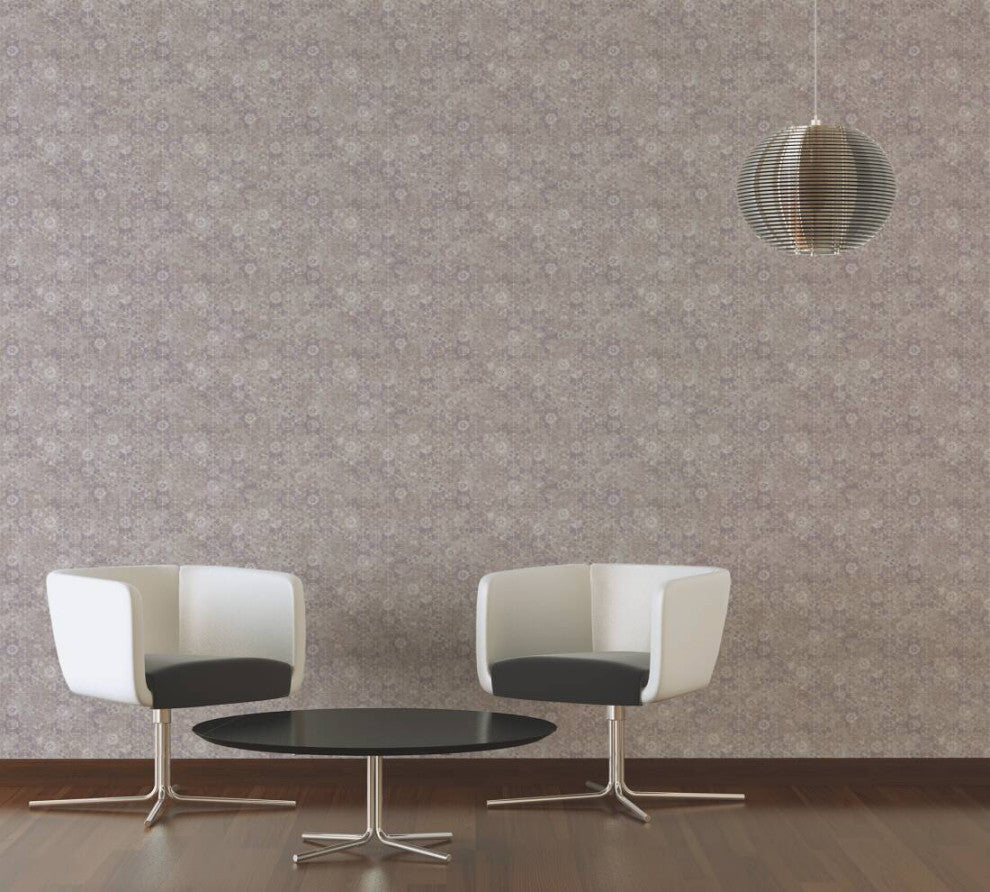 Sample, Mosaic Textured Wallpaper Featuring Flower Petals, 373912