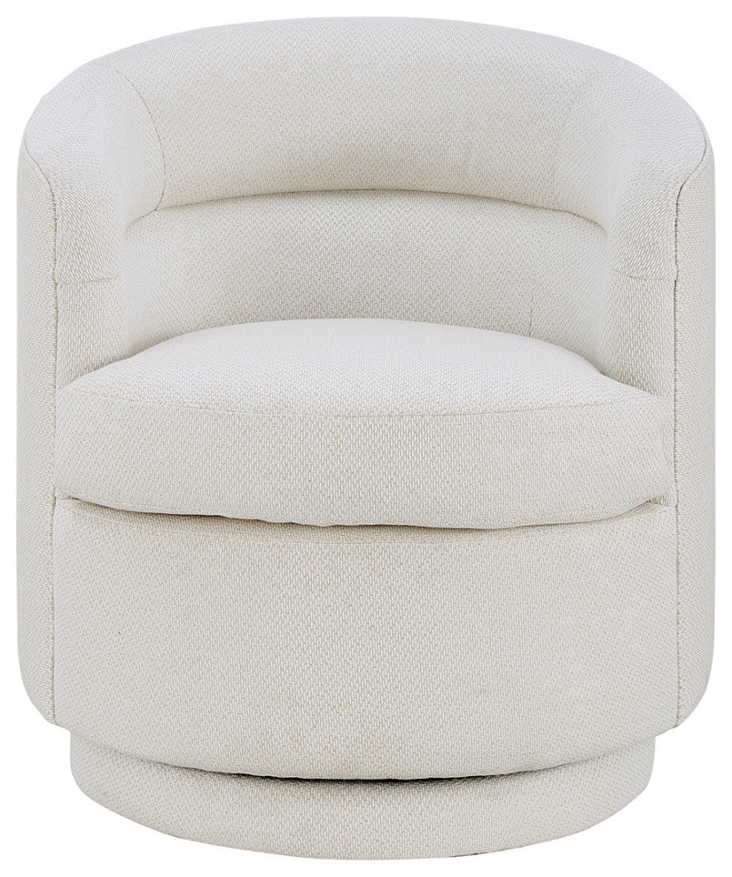 Rachel Fabric Swivel Accent Arm Chair