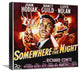 "Somewhere In The Night" Canvas Giclee by Hollywood Photo Archive, 16"x16"