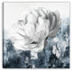 Abstract sliver flower - Oil Painting Print on Wrapped Canvas, Wall art, 20x20