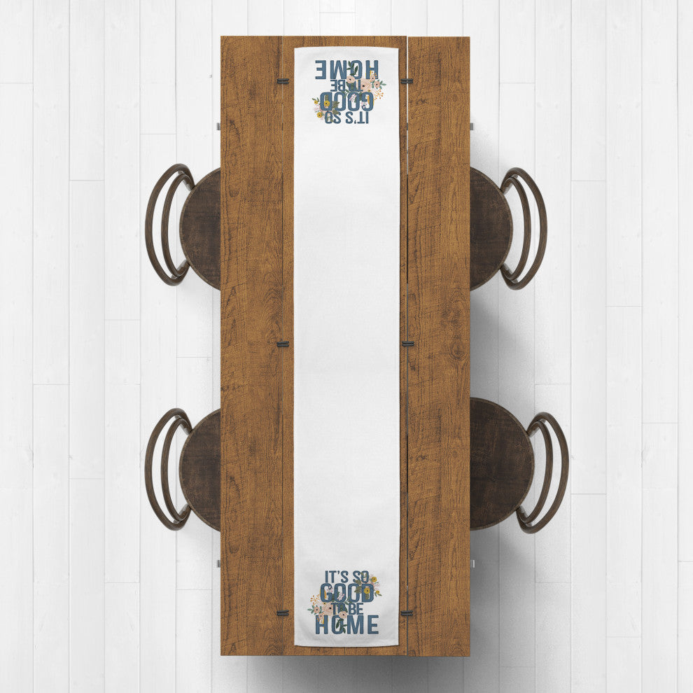 It's Good to Be Home 16x72 Cotton Twill Runner