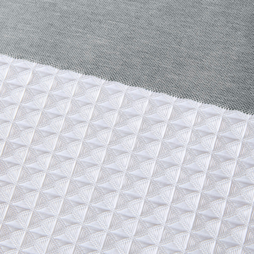 Madison Park Spa Waffle Shower Curtain With 3M Treatment