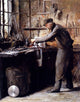 Frans Mortelmans The Carpenter, 21"x28" Wall Decal