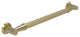 16" Reeded Grab Bar, Satin Brass