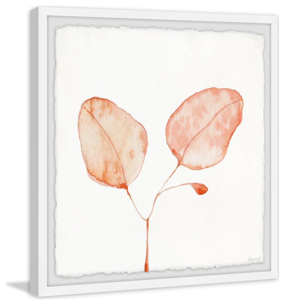 "Budding Leaf" Framed Painting Print, 32x32