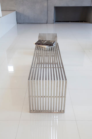 Lanser Bench Brushed Metal
