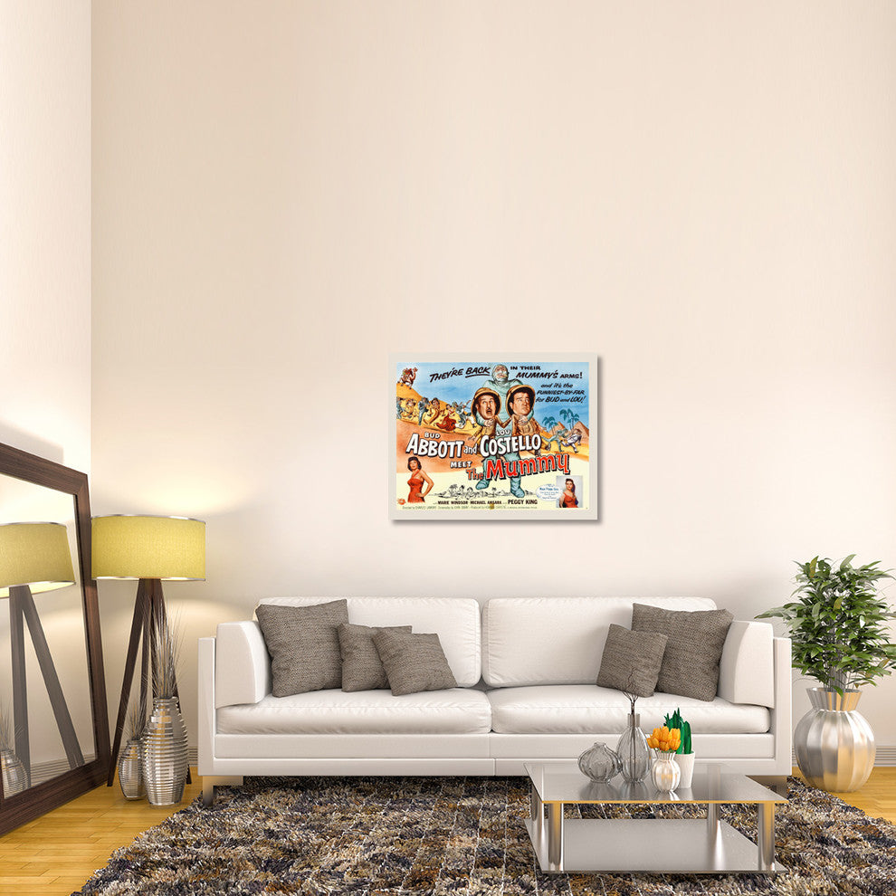 "Abbott & Costello - Meet The Mummy" Canvas by Hollywood Photo Archive, 40x32"