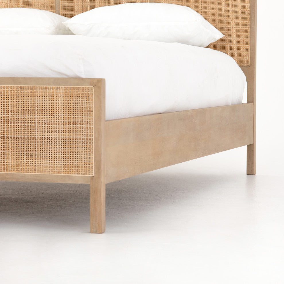 Sydney Queen Bed-Natural