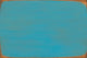 Wooden Trash Bin, Old Turquoise