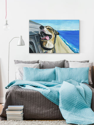 "Talented Waiter" Painting Print on Wrapped Canvas, 45"x30"