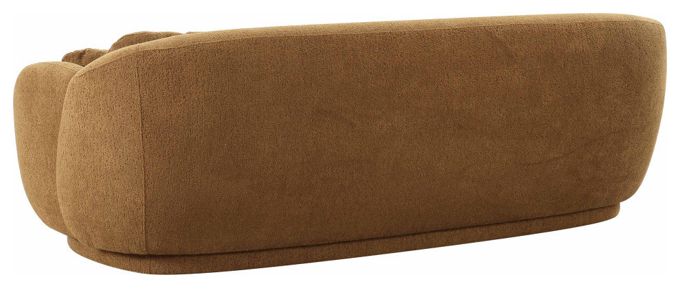 Misty Brown Boucle Sofa Brown