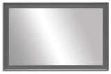 Morgan Framed Wall Mirror, Dark Gray, 34"x44"