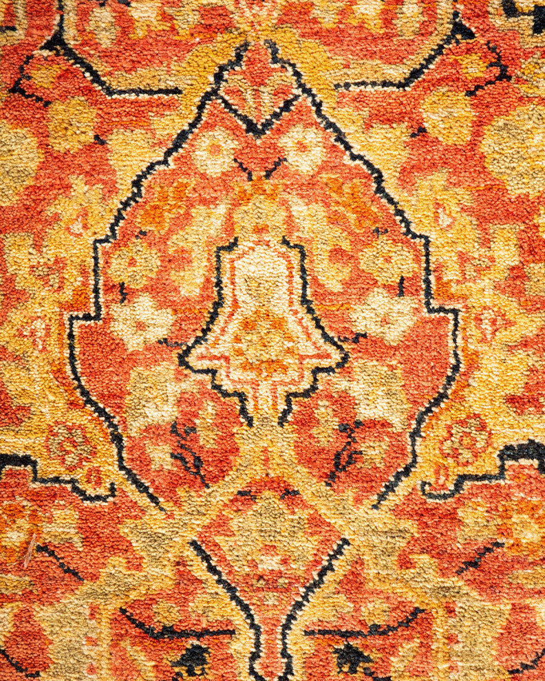 Mogul, One-of-a-Kind Hand-Knotted Area Rug Orange, 12'3"x17'1"
