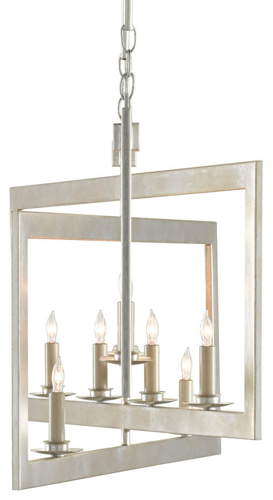 Middleton Rectangular Silver Chandelier