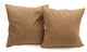 Microsuede Deco Pillow - 18x18 - Feather And Down Filled Pillows - Pack of 2, Ta