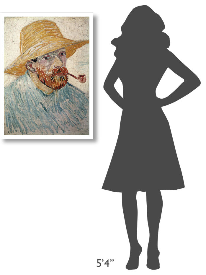 "Self Portrait 1888" Digital Paper Print by Vincent Van Gogh, 24"x32"