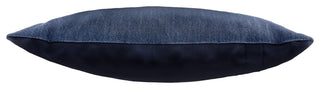 Linum Home Textiles Springtime Denim Decorative Pillow Cover, Denim Blue, Square