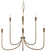 Capital Lighting 456881 Marley 8 Light 33"W Candle Style - Mystic Bronze
