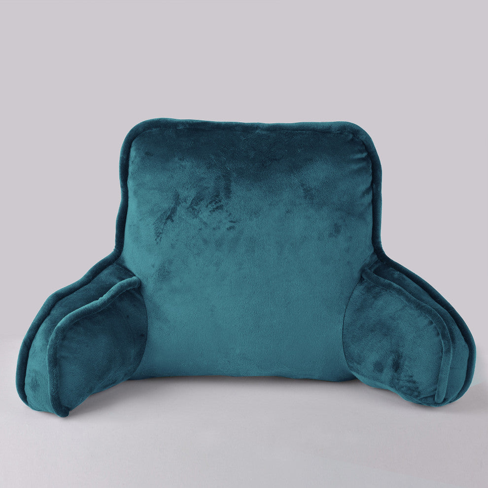 Supersoft Bedrest Lounger Backrest With DIY Filling, Storm Blue