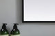 Metal Frame Arch Mirror 30X30 Inch, Black