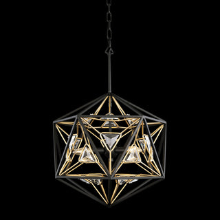 Marcia 3-Lt Orb Pendant - MB/FG