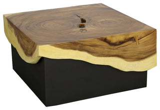 Overflow Coffee Table, Natural, Iron