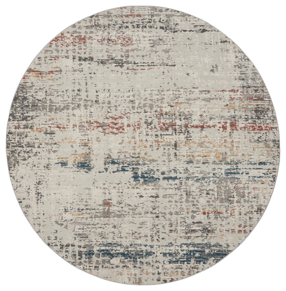 Nourison Home 5'3"xRound Rustic Textures Area Rug