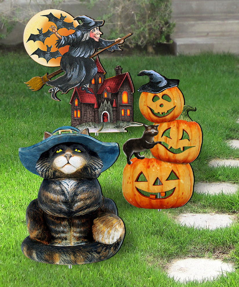 Halloween Wooden Walkway Set of 3