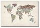 ''World Text Map II'' Canvas Art by Michael Tompsett