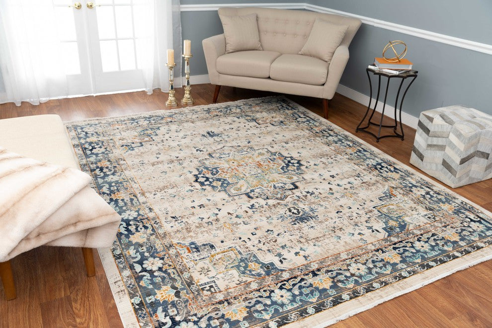 Noori Rug Latif Cordelia Ivory/Rust Rug