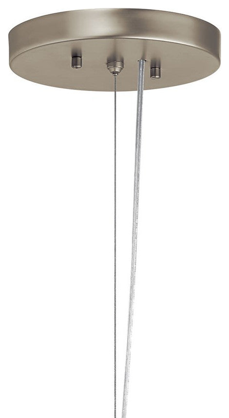 Kichler Moderne 2 Light LED Mini Pendant in Satin Nickel