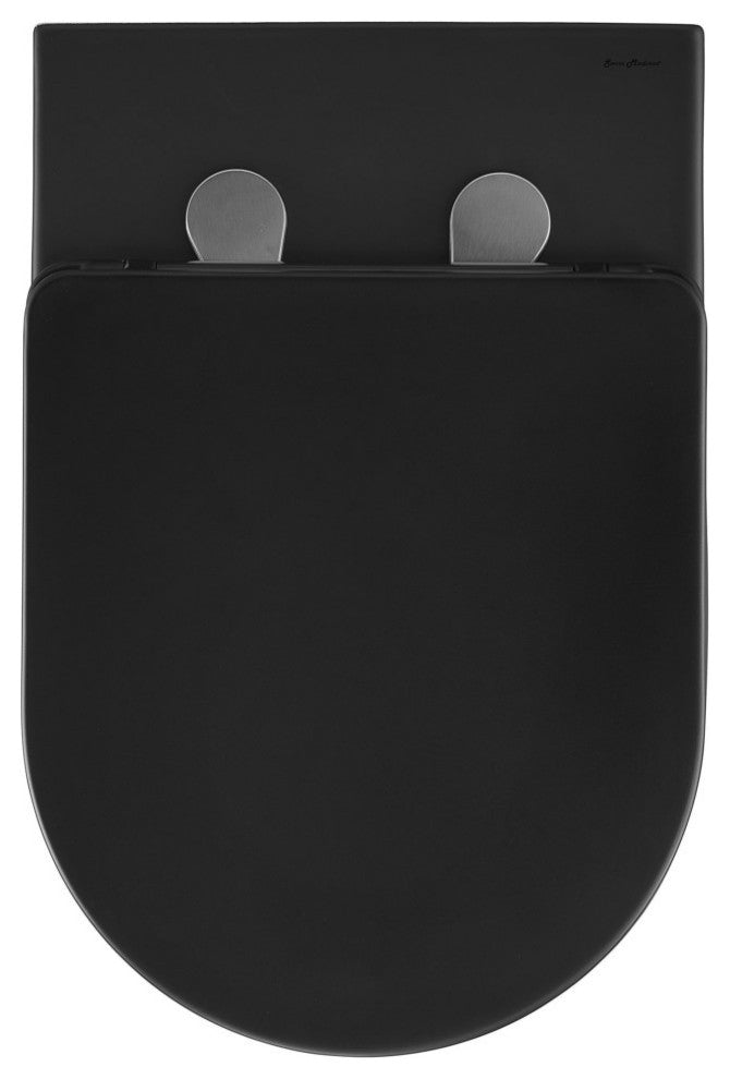 St. Tropez Wall-Hung Toilet Bowl Only, Matte Black