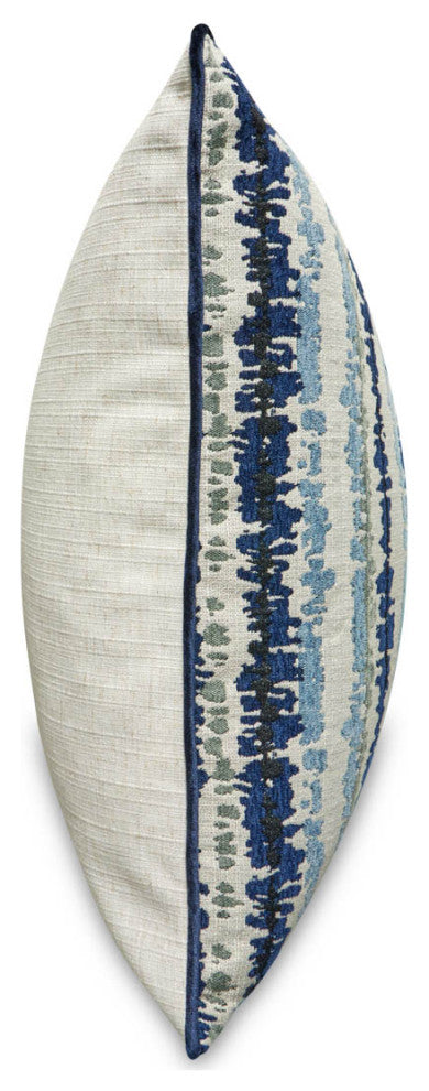 Blue My Mind Antigua 21" Square Pillow, Set of 2, Navy