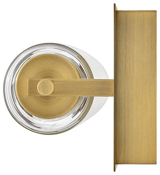 Hinkley Lucien Large Led Vanity, Lacquered Brass