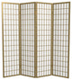6' Tall Window Pane, Special Edition, Gold, 4 Panels
