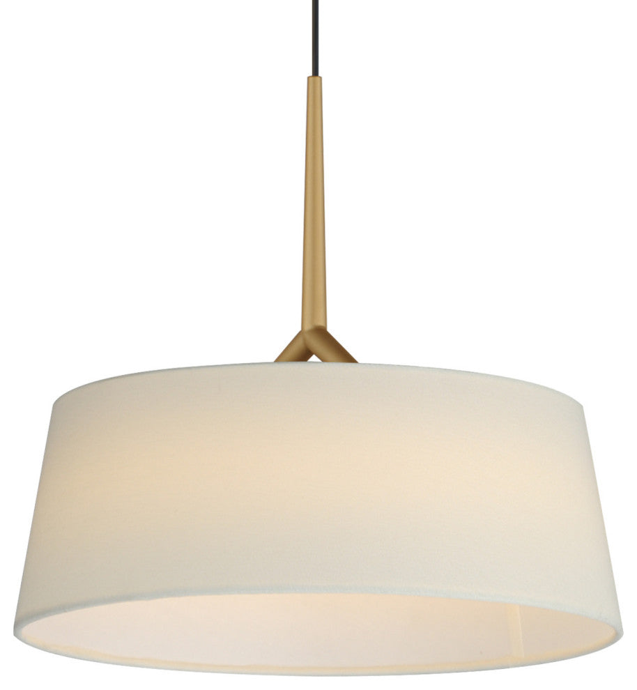 Maxim 10334OF Paramount 16"W Pendant - Natural Aged Brass