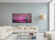 48"x24" Original handmade painting Modern pink landscape art for home decor
