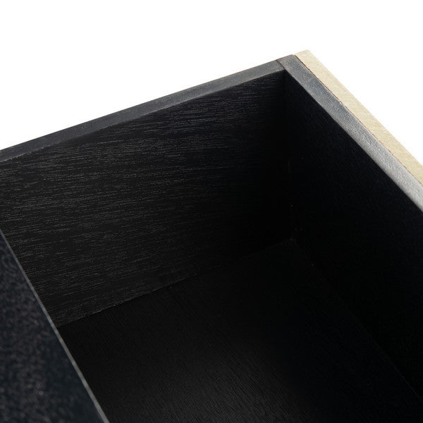 Safavieh Estella 2 Drawer Console Table, Black