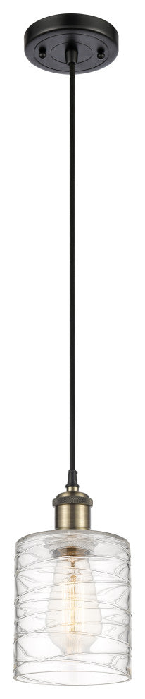 Innovations 516-1P-BAB-G1113-LED 1-Light Mini Pendant Black Antique Brass