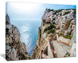 "Stairway to Neptune's Grotto" Canvas Print