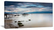 "Magic Sunrise With Old Wooden Pier" Sea Pier Wall Art, 32"x16"
