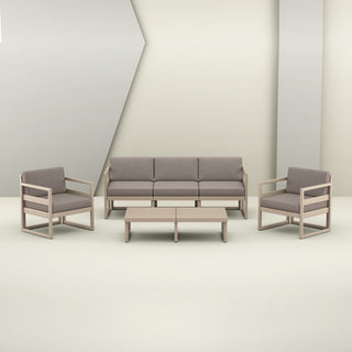 Mykonos Rectangle Lounge Table Taupe