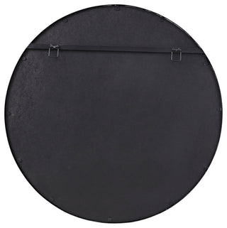 Martha Stewart Katonah Black Round Wall Mirror 36"