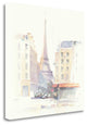 "Paris Morning Square" By Avery Tillmon, Giclee Print on Gallery Wrap Canvas